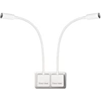 Los mejores  - Luces de Lectura que va en la Mesita de Noche Foco LED Regulable Tactil Blanca con Enchufe 3W 280Lm Luz Neutra 4000K con…